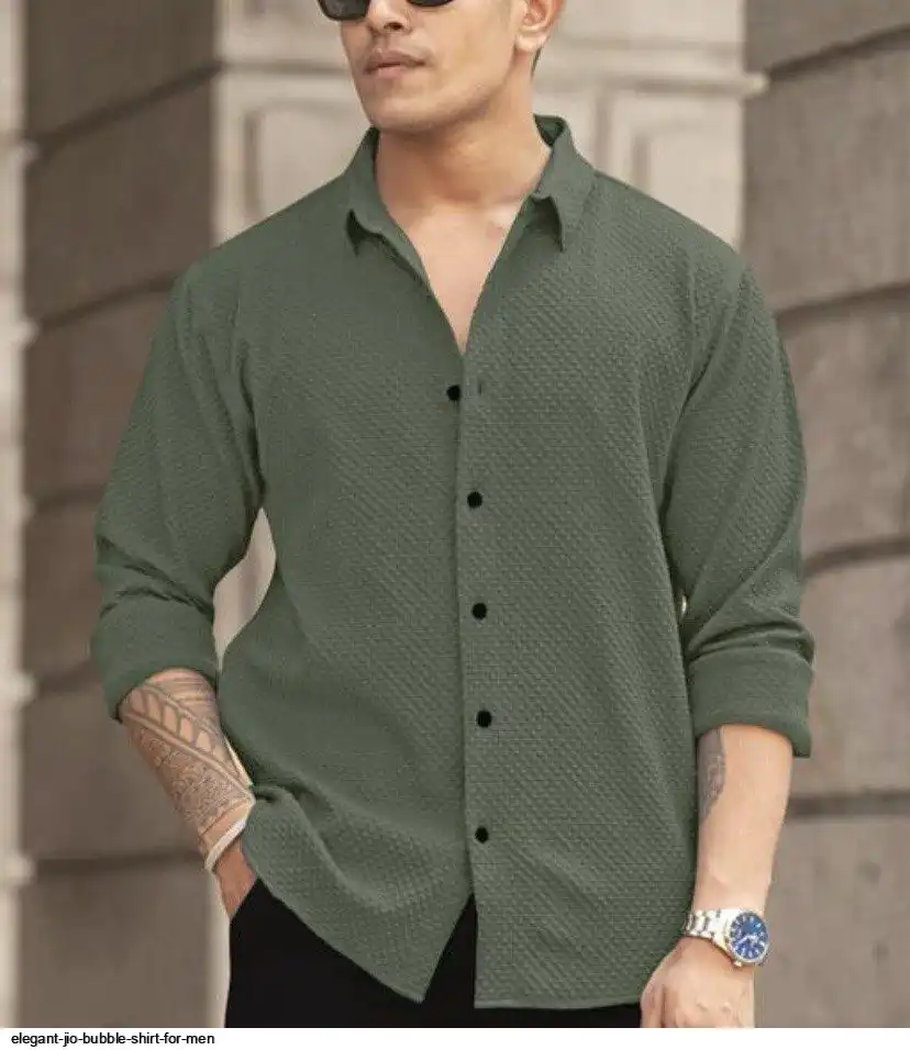 ELEGANT JIO BUBBLE SHIRT FOR MEN A