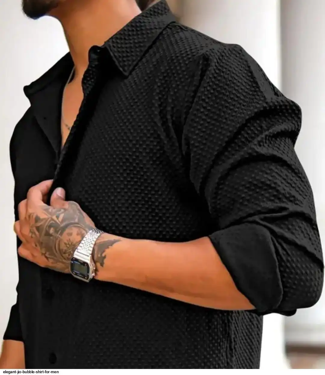 ELEGANT JIO BUBBLE SHIRT FOR MEN C