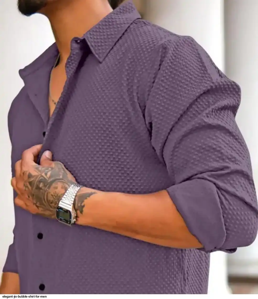 ELEGANT JIO BUBBLE SHIRT FOR MEN D