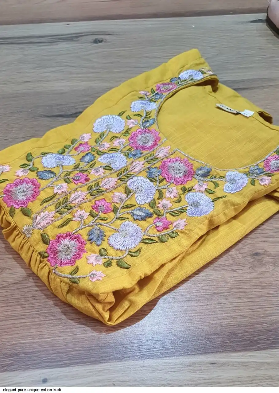 Elegant pure unique cotton kurti