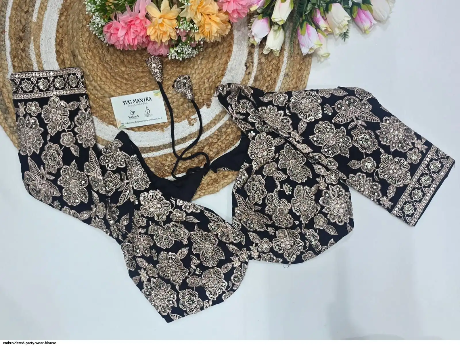 EMBROIDERED PARTY WEAR BLOUSE H