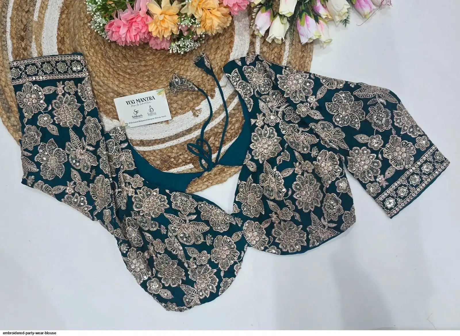 EMBROIDERED PARTY WEAR BLOUSE J