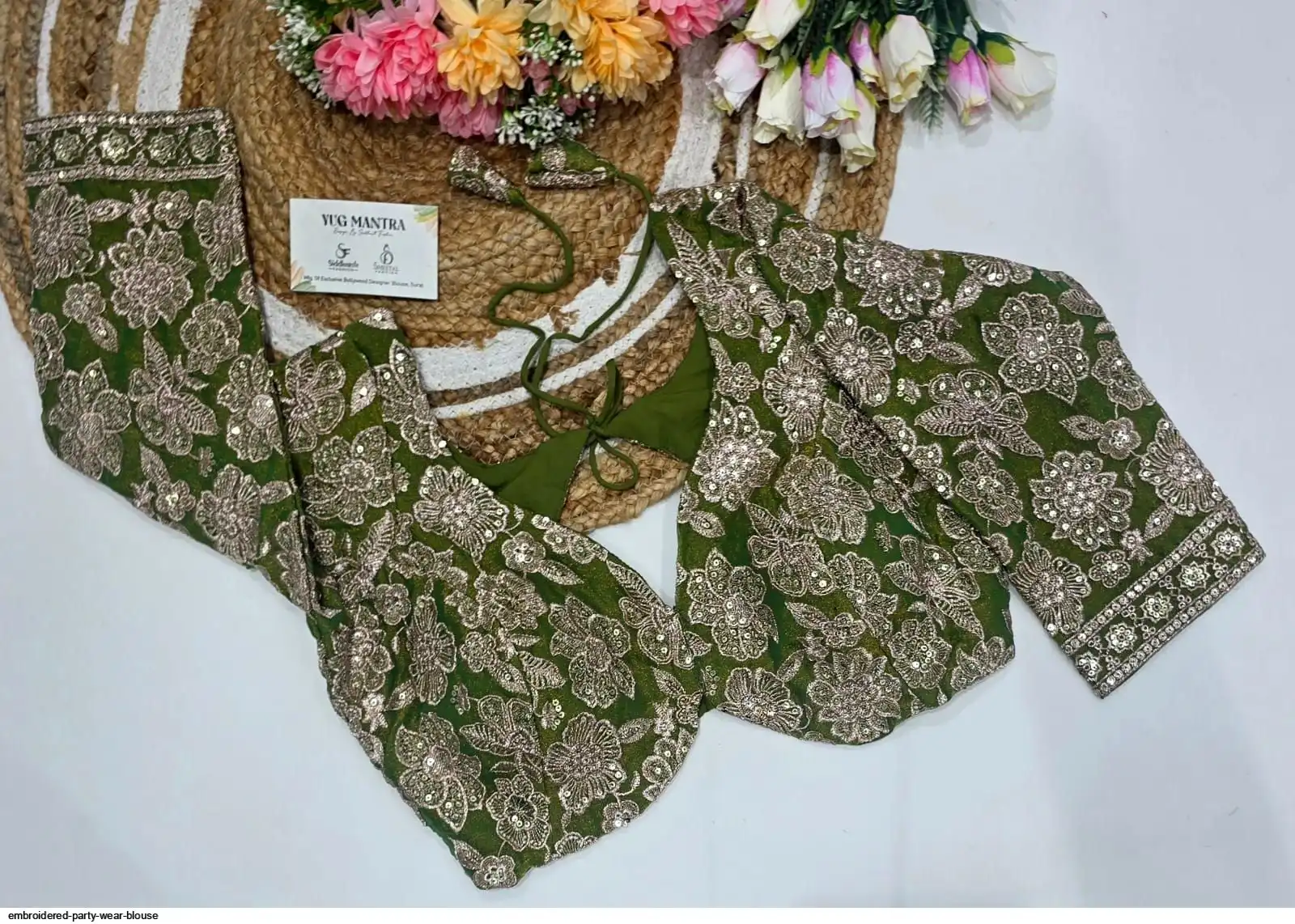 EMBROIDERED PARTY WEAR BLOUSE N