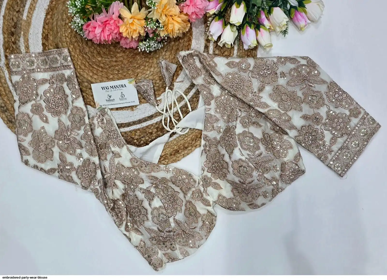 EMBROIDERED PARTY WEAR BLOUSE D