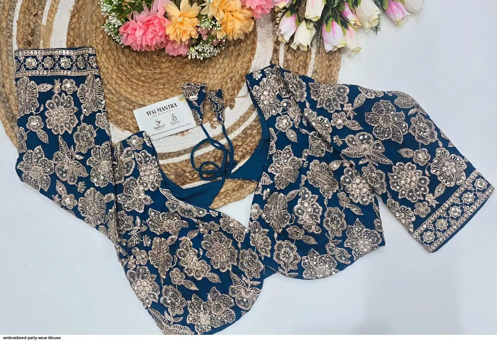 EMBROIDERED PARTY WEAR BLOUSE K