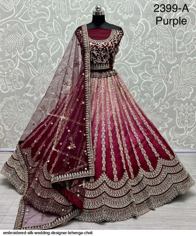 Heavy Embroidered Designer Lehenga at Rs 1,000 / Piece in Surat | Stylizone  E Commerce LLP