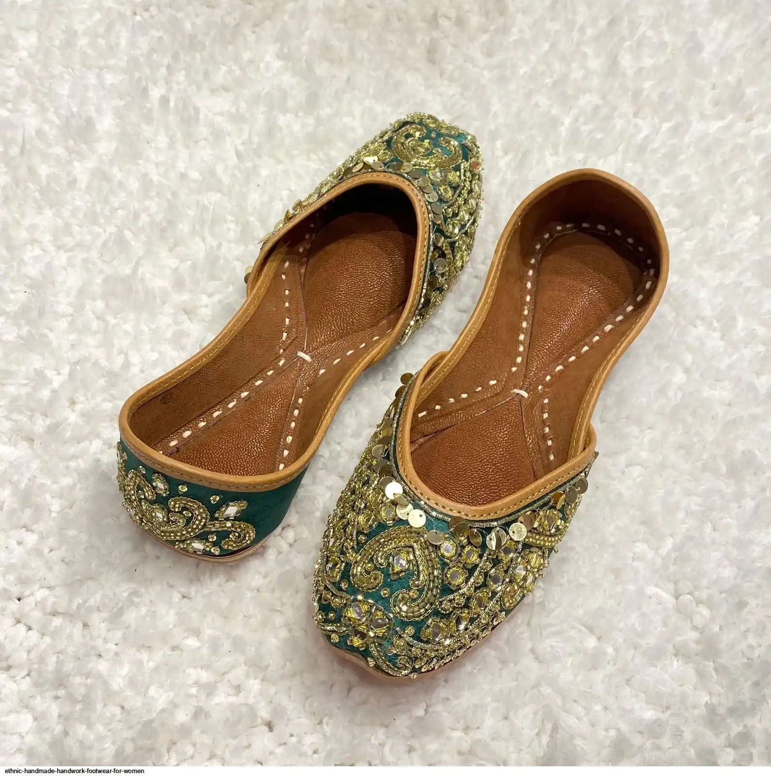 ETHNIC HANDMADE HANDWORK FOOTWEAR FOR WOMEN D