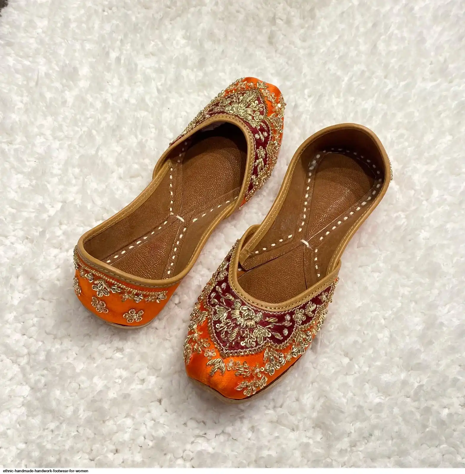 ETHNIC HANDMADE HANDWORK FOOTWEAR FOR WOMEN C