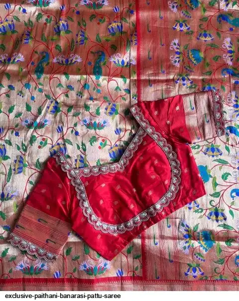EXCLUSIVE PAITHANI BANARASI PATTU SAREE