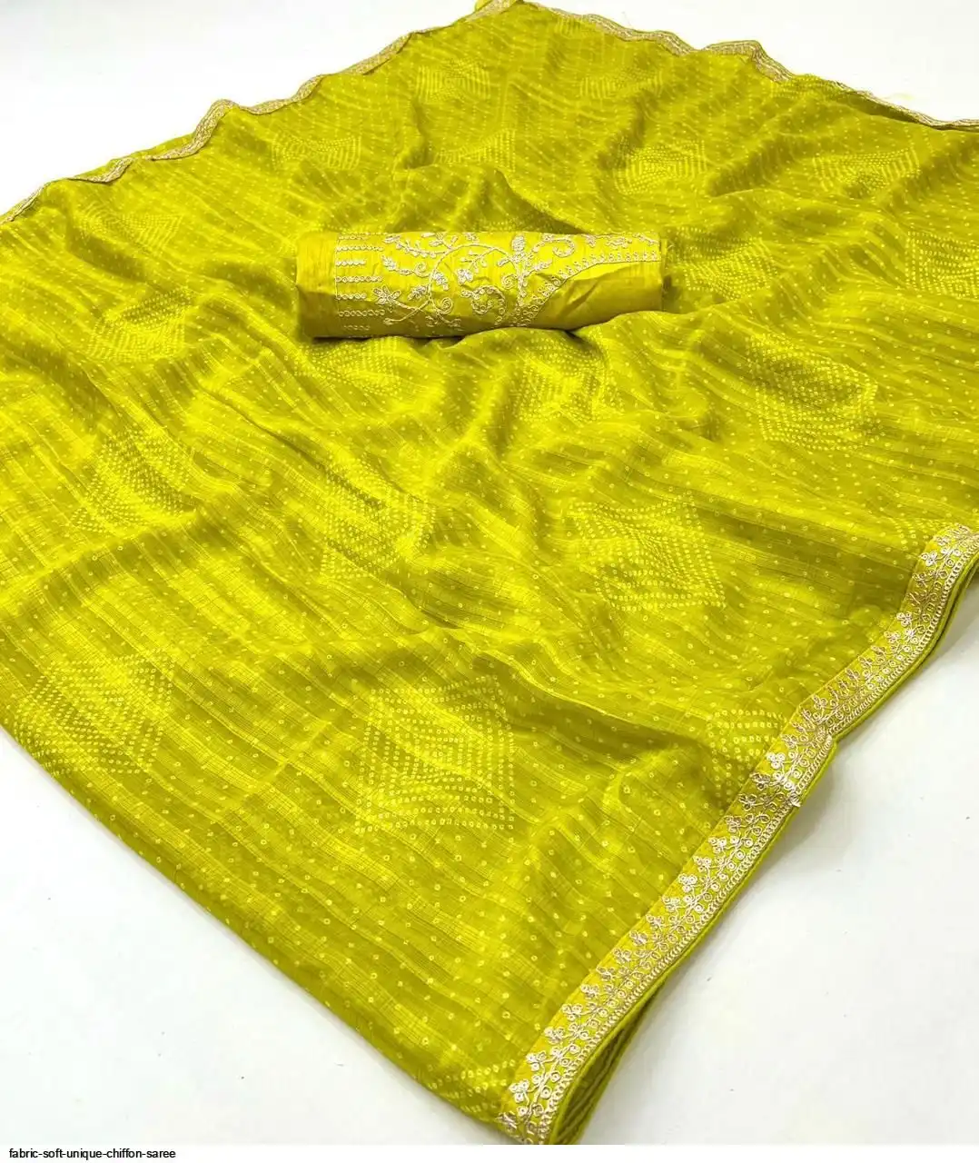 Soft Unique Fabric - Soft UNIQUE Chiffon SAREE