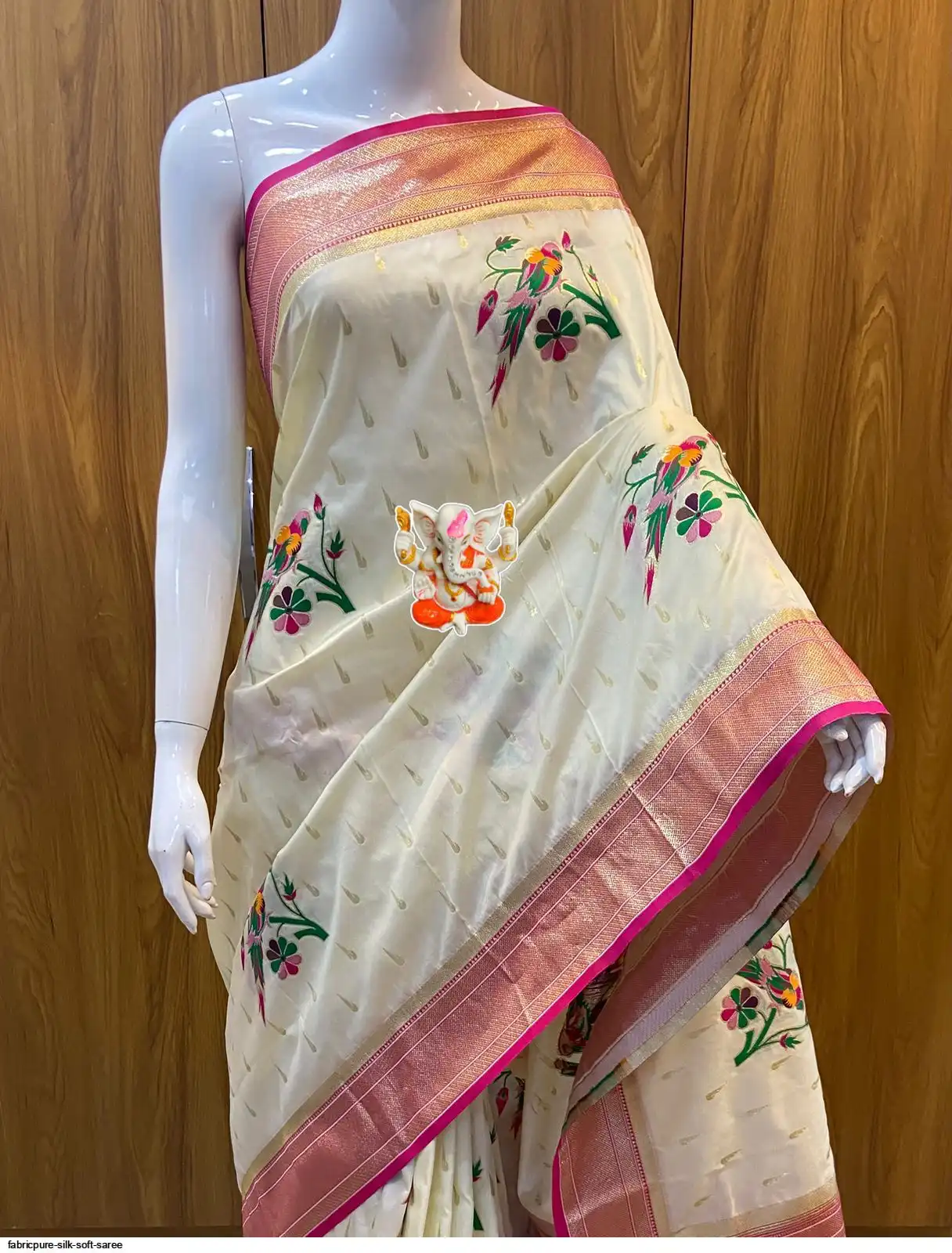 FABRIC PURE SILK SOFT SAREE