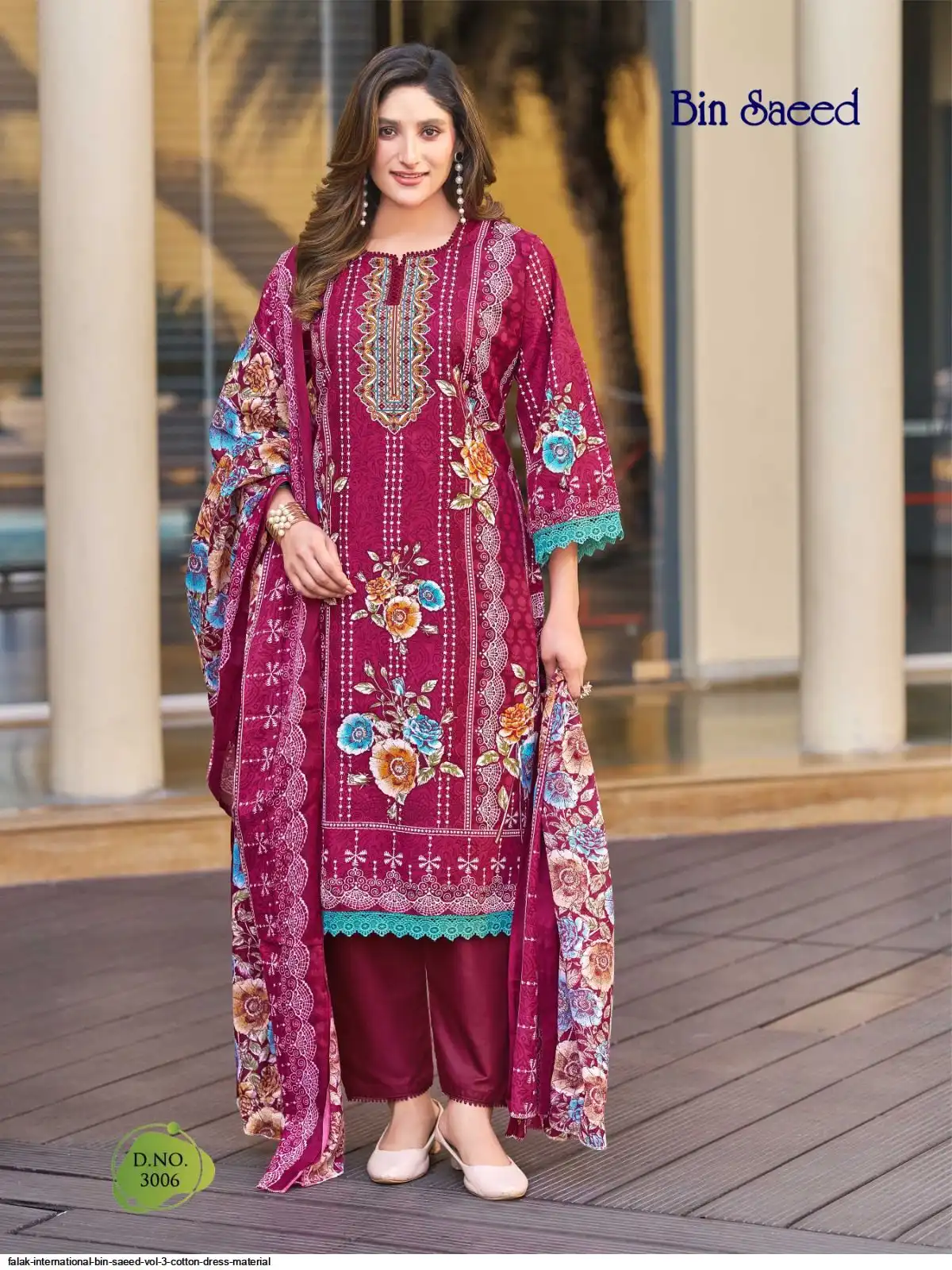 bin saeed dress design Deepsy Bin Saeed Lawn Collection Vol 10 Nx Pakistani Cotton Suit Wholesalers