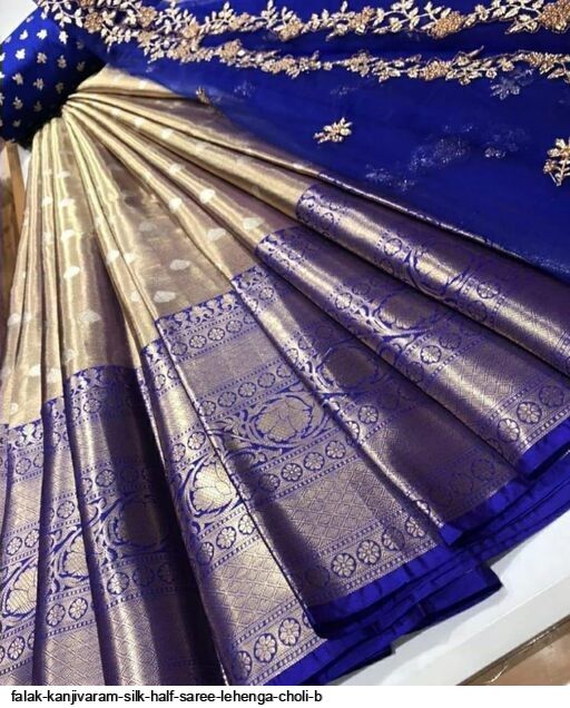 Beautiful printed Silk Lehenga with hand Embroidered blouse and silk Saree.  #Lehenga #traditional #festival #h… | Gala dresses, Choli designs, Chaniya  choli designs