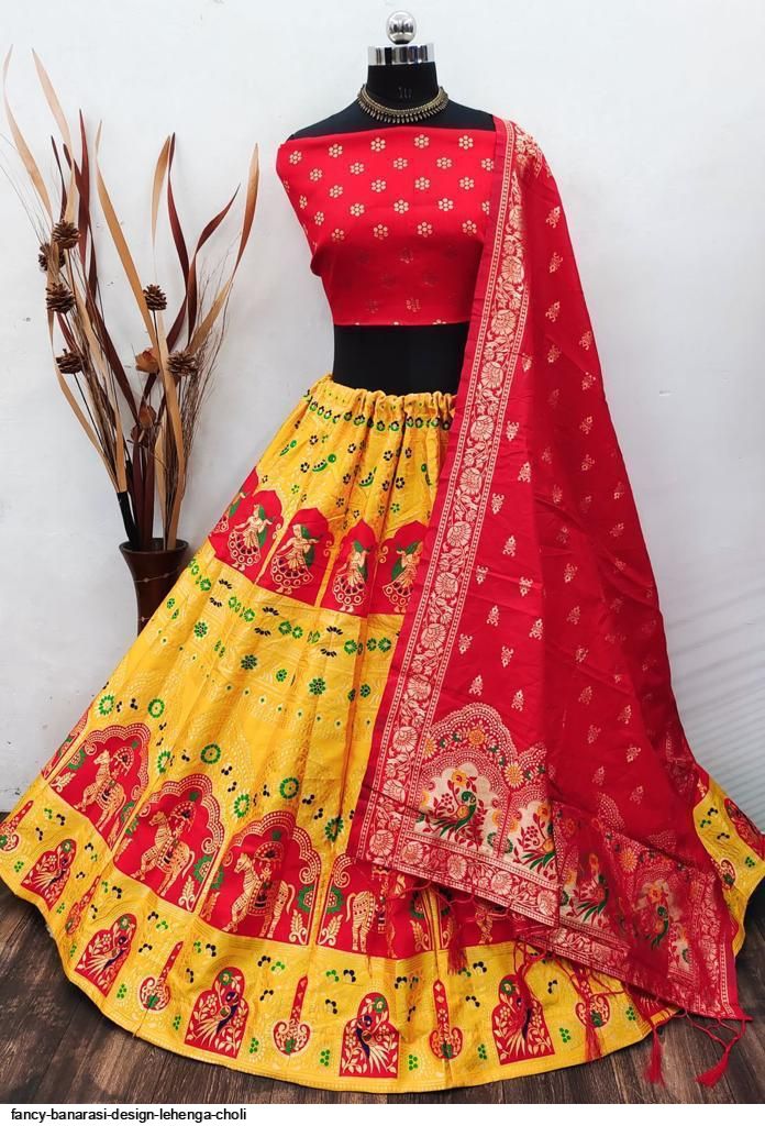 SUMSHY Wedding Wear Ladies Designer Banarasi Lehenga Choli at Rs 1599 in  Surat