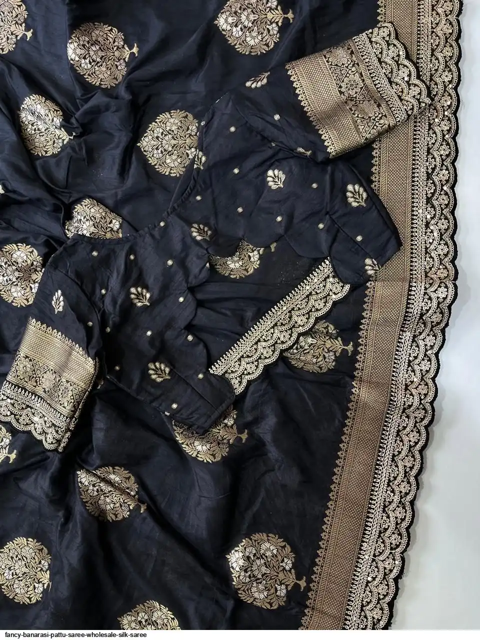 FANCY BANARASI PATTU SAREE WHOLESALE SILK SAREE B