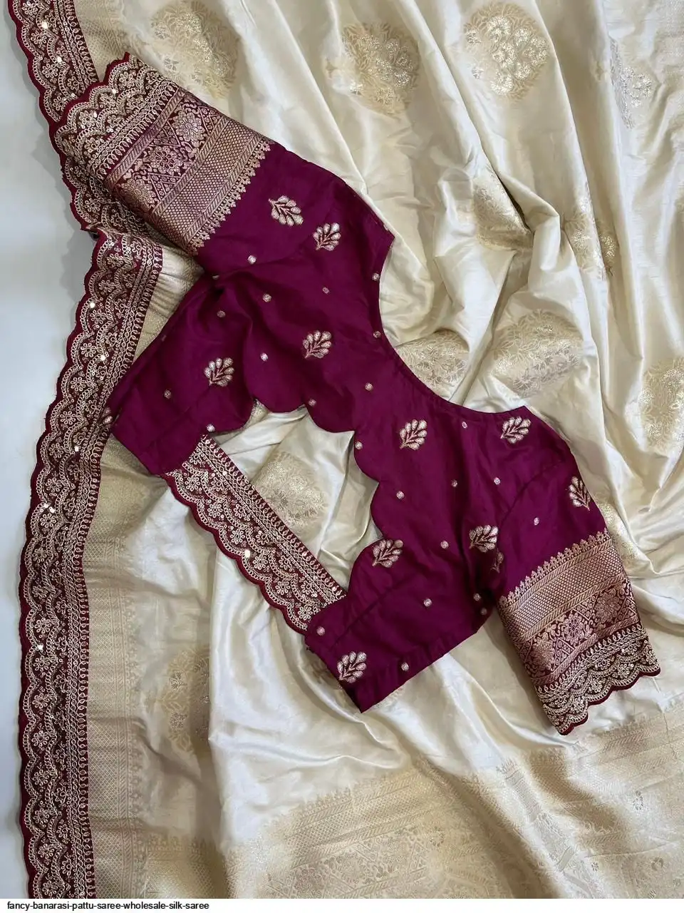 FANCY BANARASI PATTU SAREE WHOLESALE SILK SAREE A
