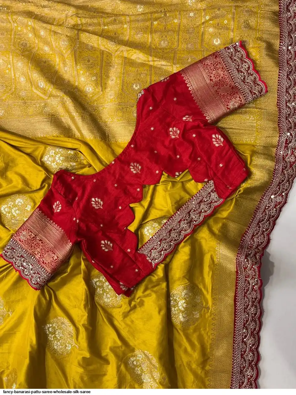 FANCY BANARASI PATTU SAREE WHOLESALE SILK SAREE D