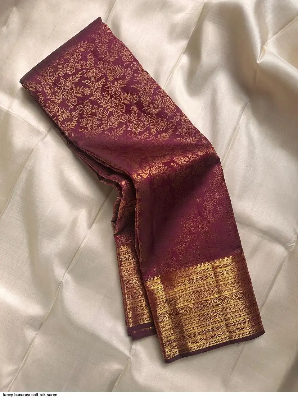 FANCY BANARASI SOFT SILK SAREE