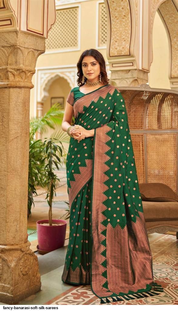 AHILYA BY RONISHA FASHION DESIGNER FANCY BANARASI SILK SAREES