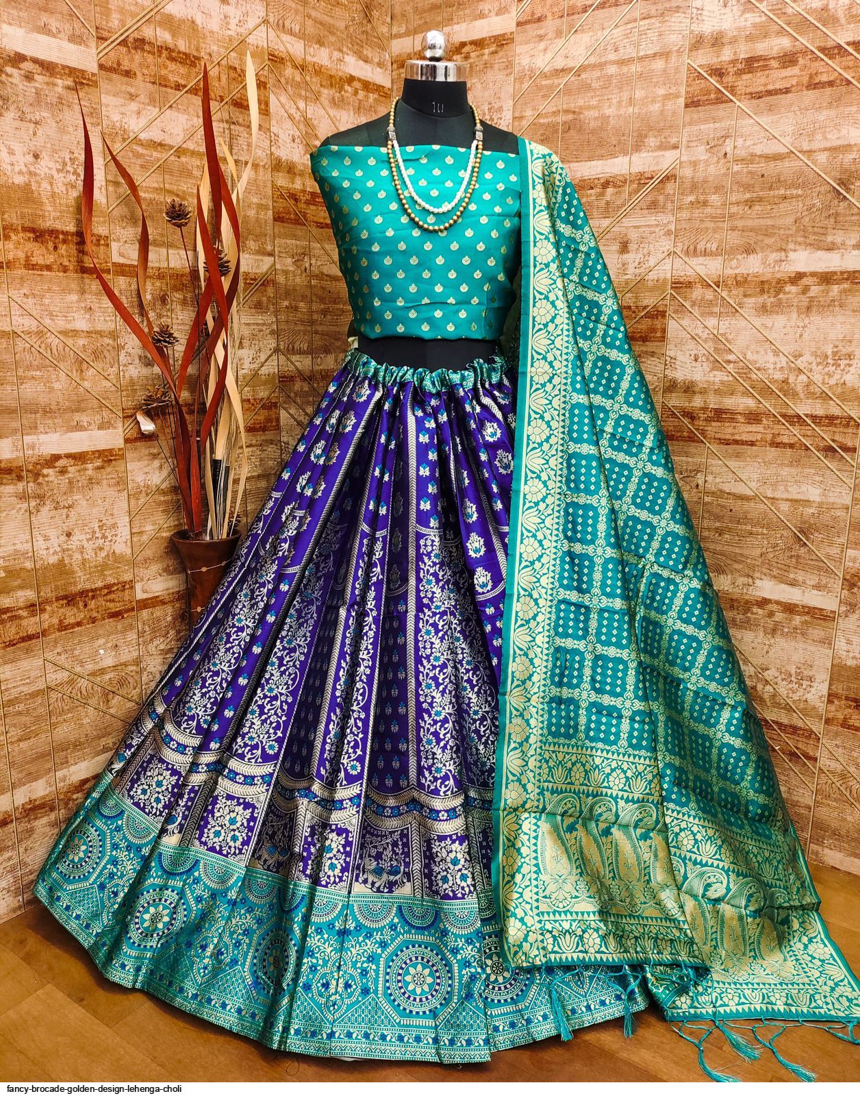Buy Impressive Navy Blue Colored Designer Partywear Raw Silk Lehenga Choli  Online from Designer Lehenga Choli for ₹3,350.00