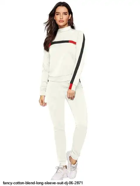 FANCY COTTON BLEND LONG SLEEVE SUIT DJ 06 2871 C