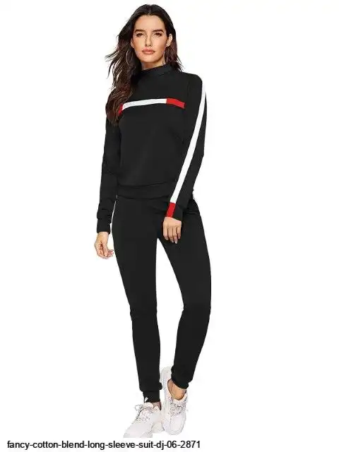 FANCY COTTON BLEND LONG SLEEVE SUIT DJ 06 2871 D