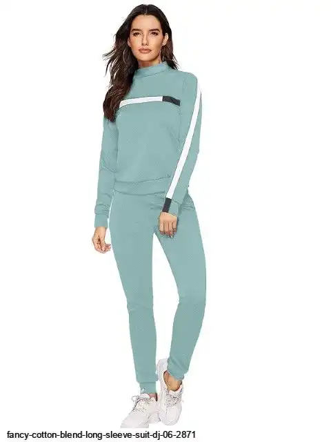 FANCY COTTON BLEND LONG SLEEVE SUIT DJ 06 2871 B