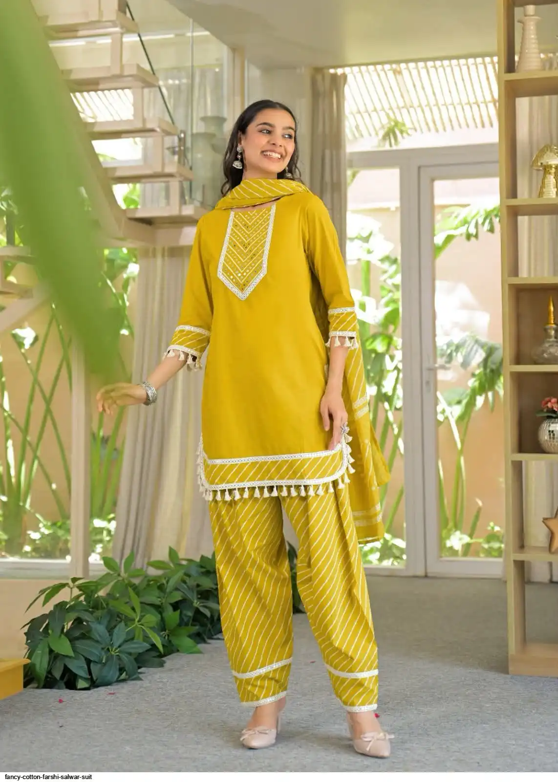 FANCY COTTON SALWAR SUIT 1 D
