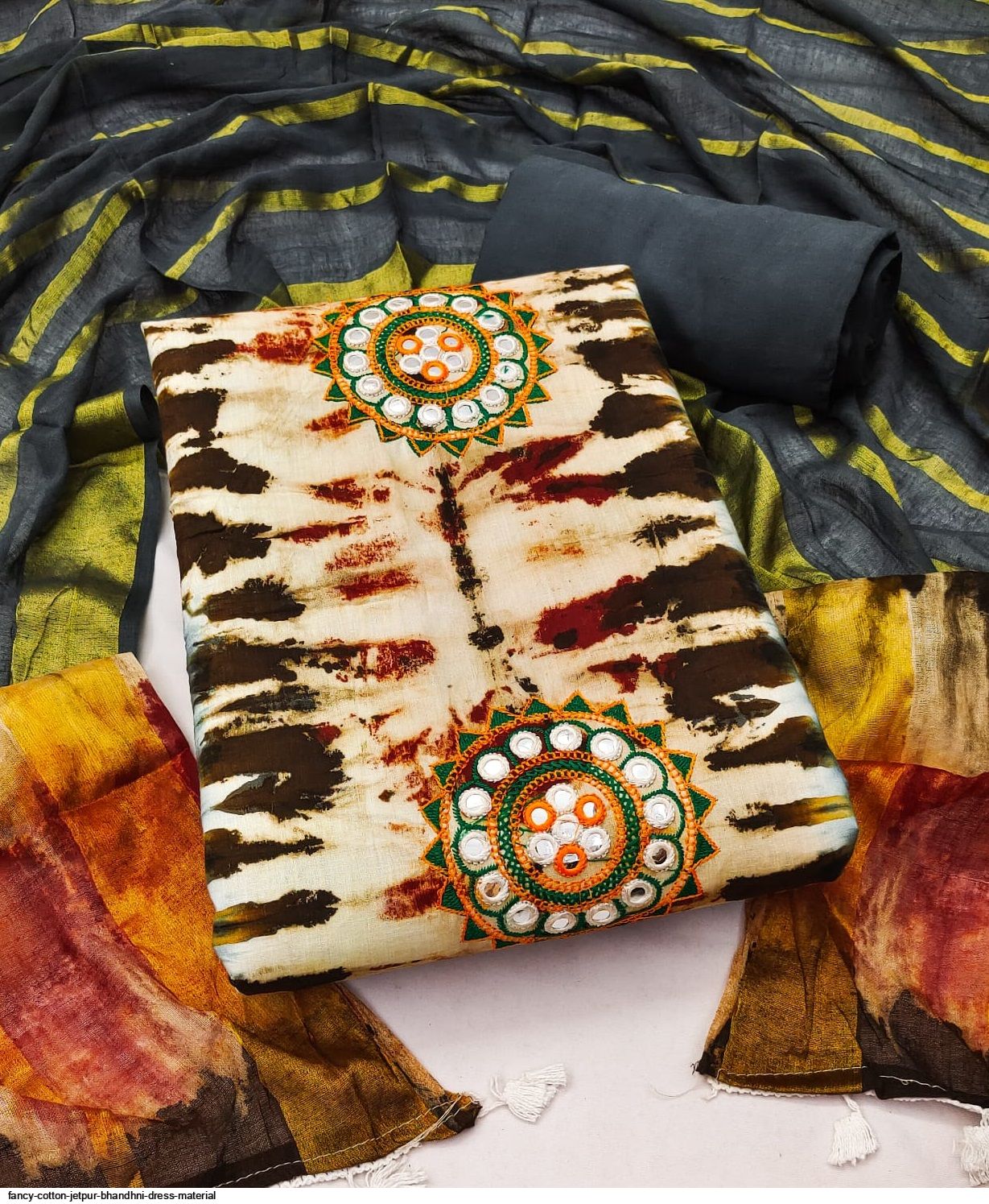 jetpur cotton dress material LAADO JAIPURI SPECIAL VOL 1 DRESS MATERIAL JETPUR