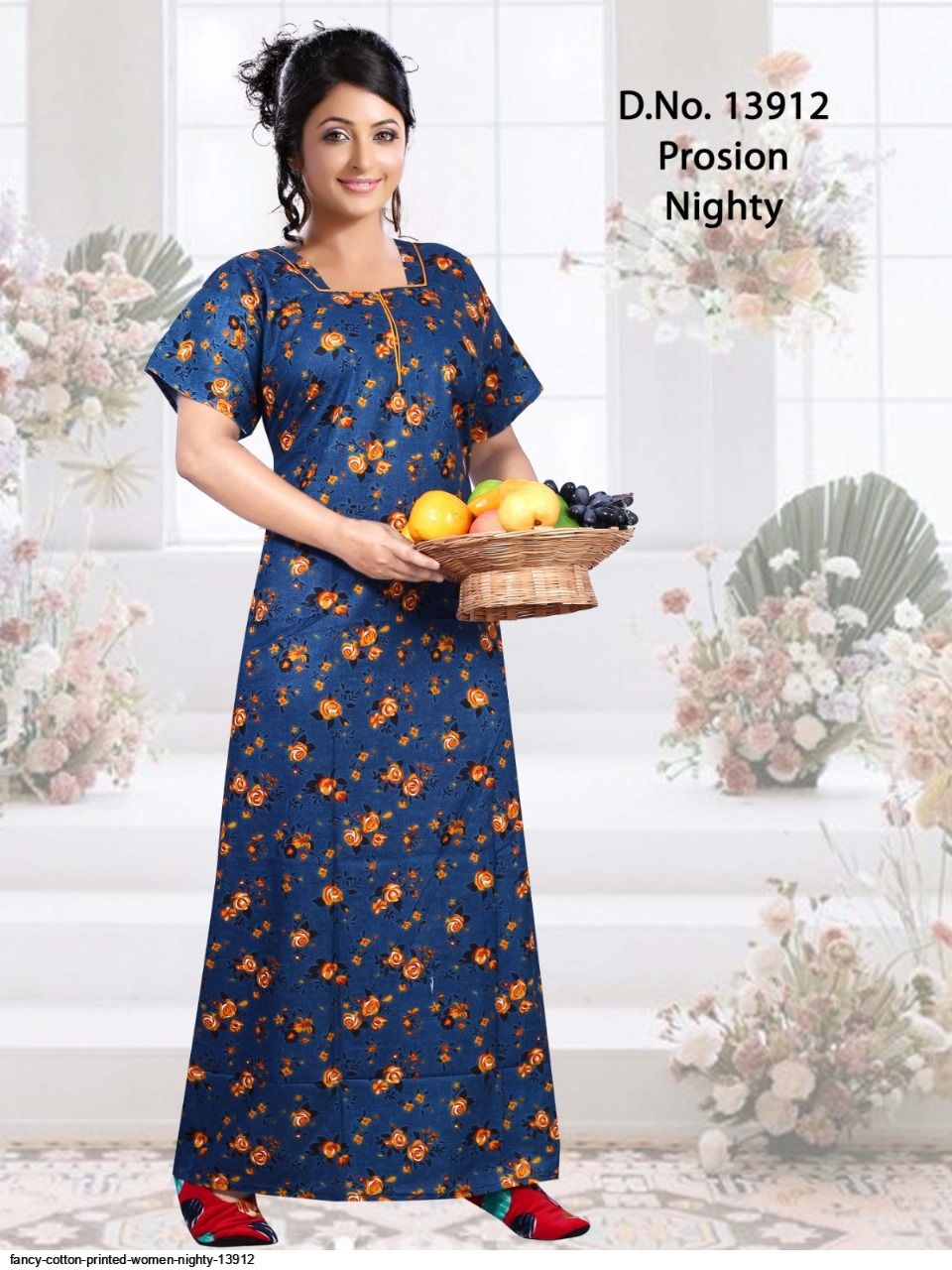 Cotton discount fancy nighty