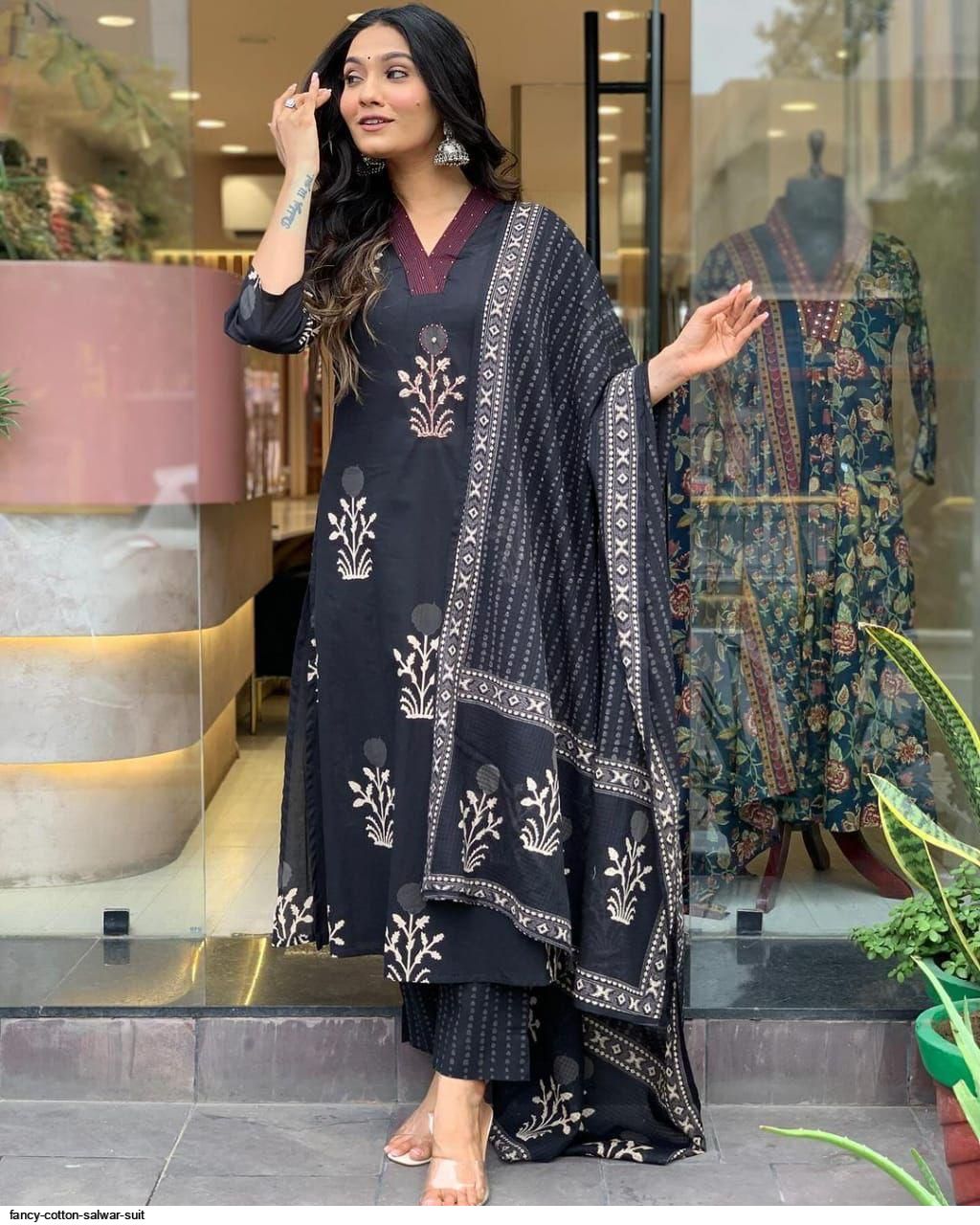 FANCY COTTON SALWAR SUIT