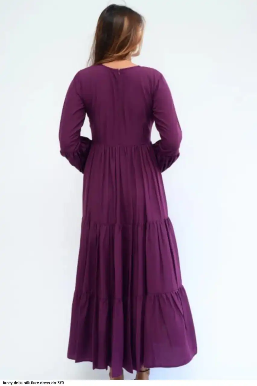 Fancy Delta silk flare dress DN 370