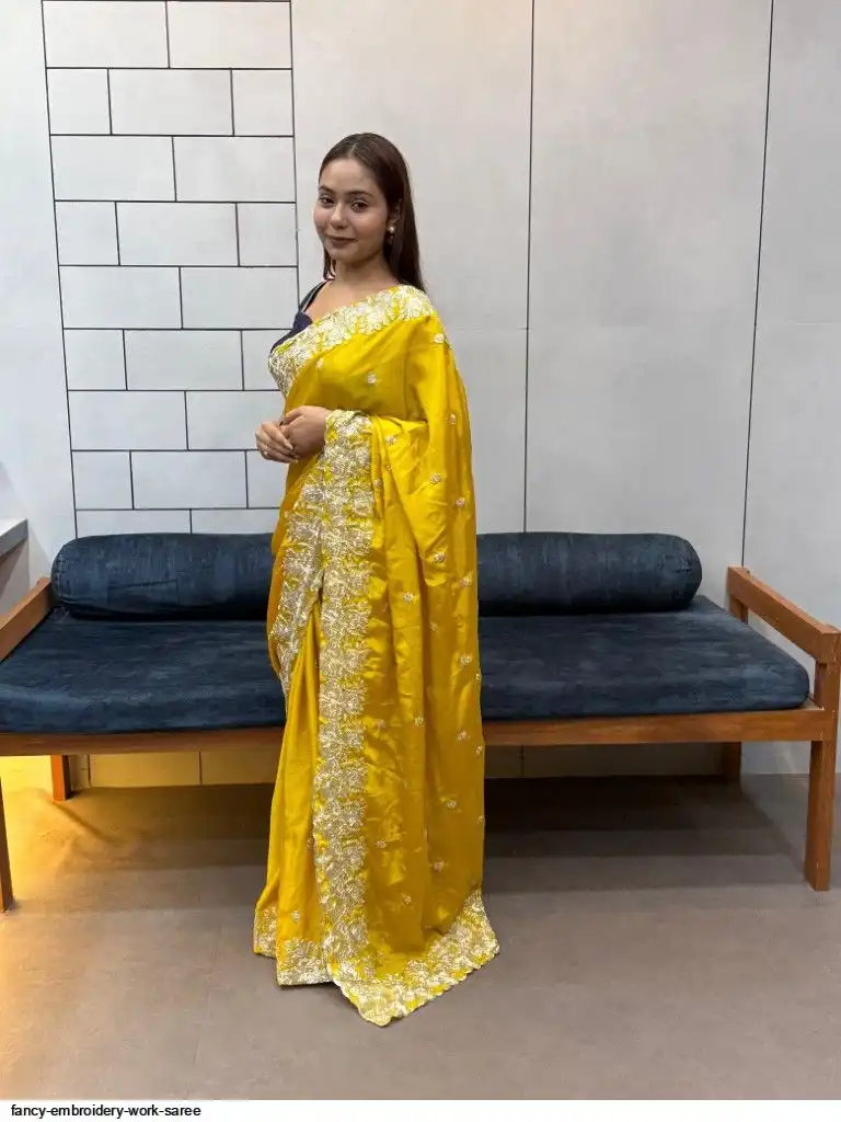 FANCY EMBROIDERY WORK SAREE B