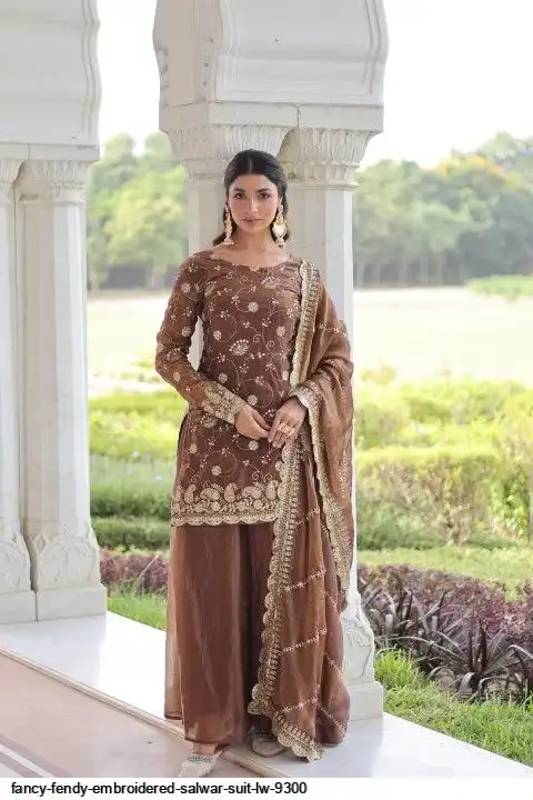 FANCY FENDY EMBROIDERED SALWAR SUIT LW 9300 B