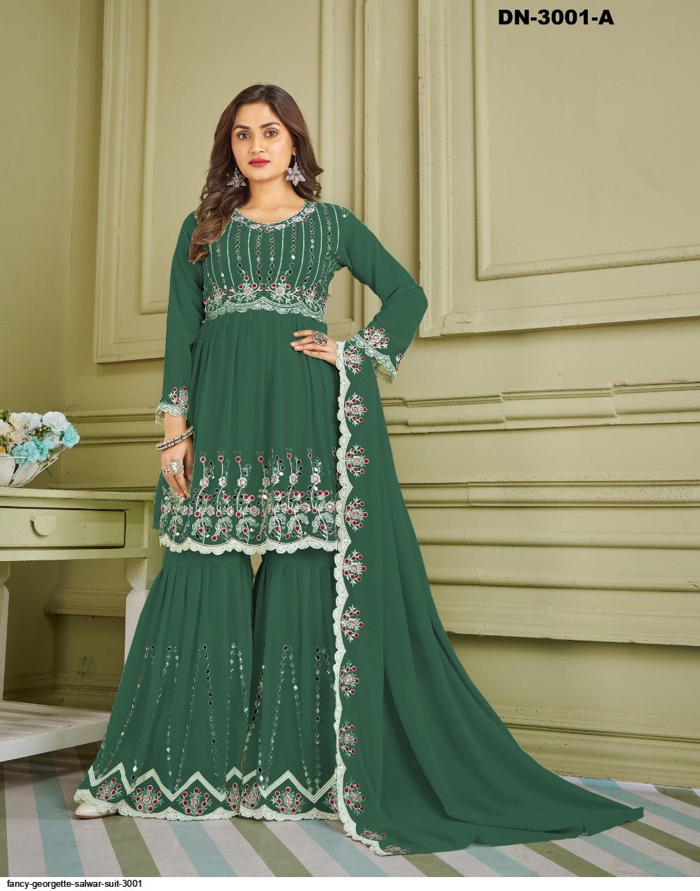 fancy georgette suit