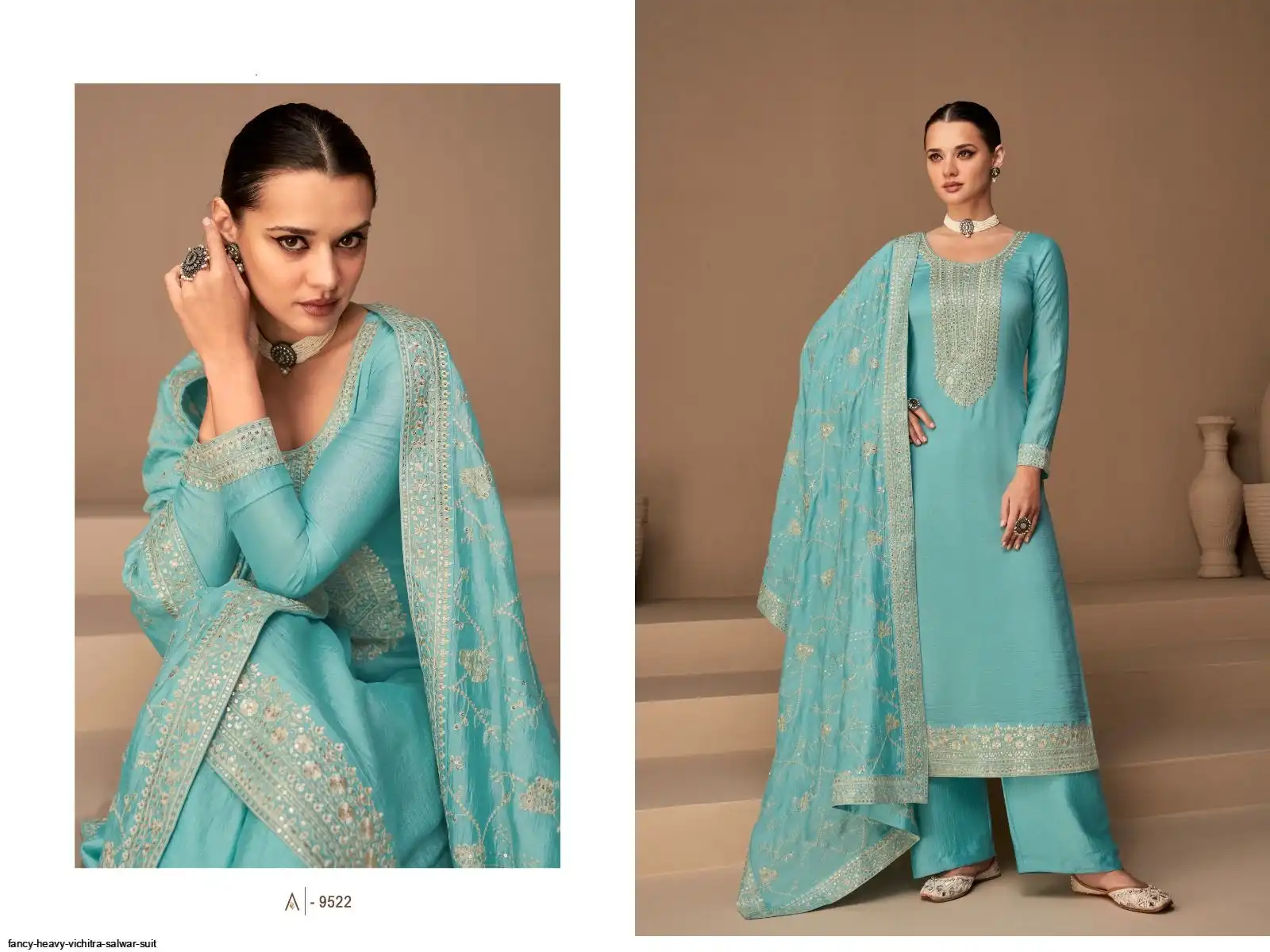 FANCY HEAVY VICHITRA SALWAR SUIT