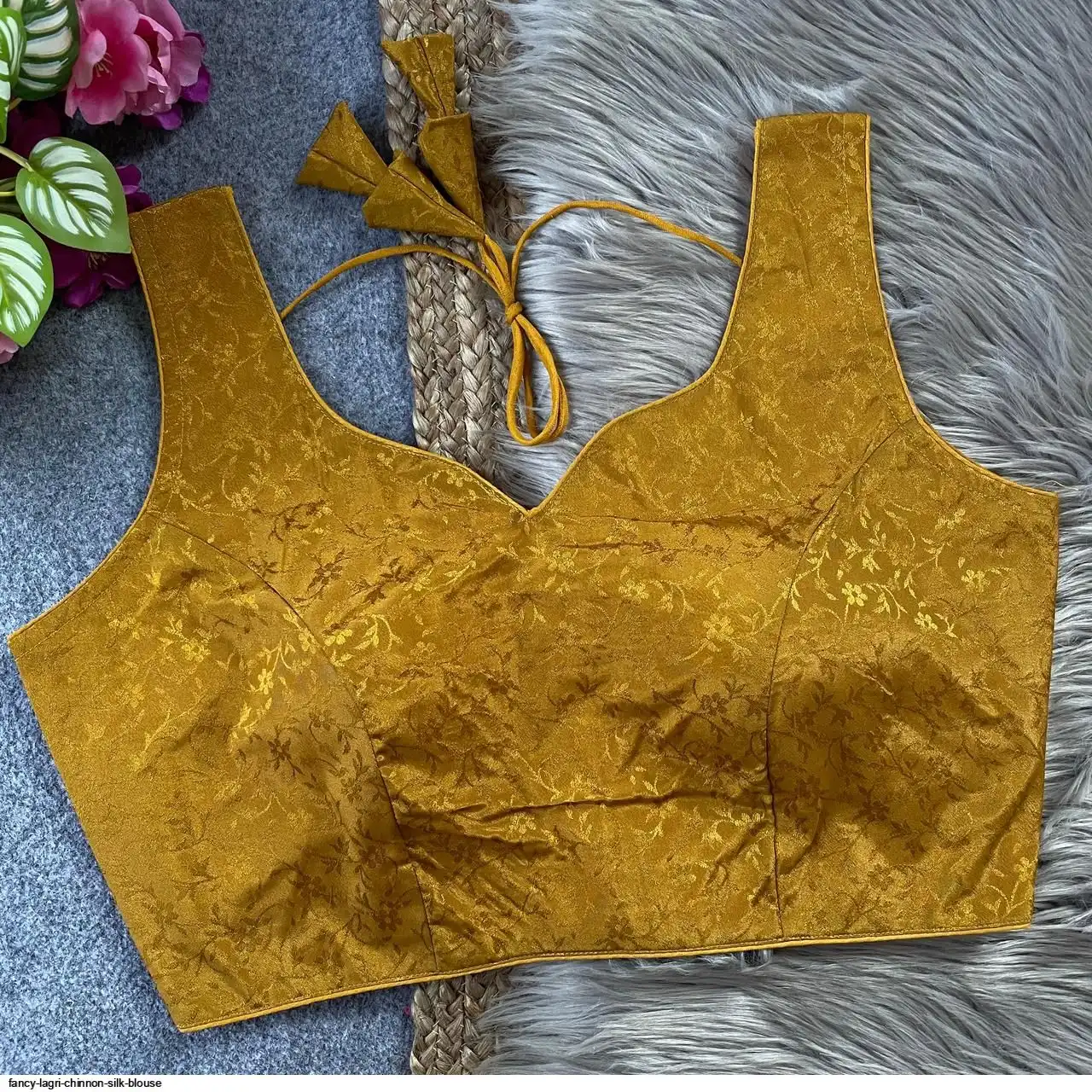 LAGRI FANCY CHINNON SILK BLOUSE E
