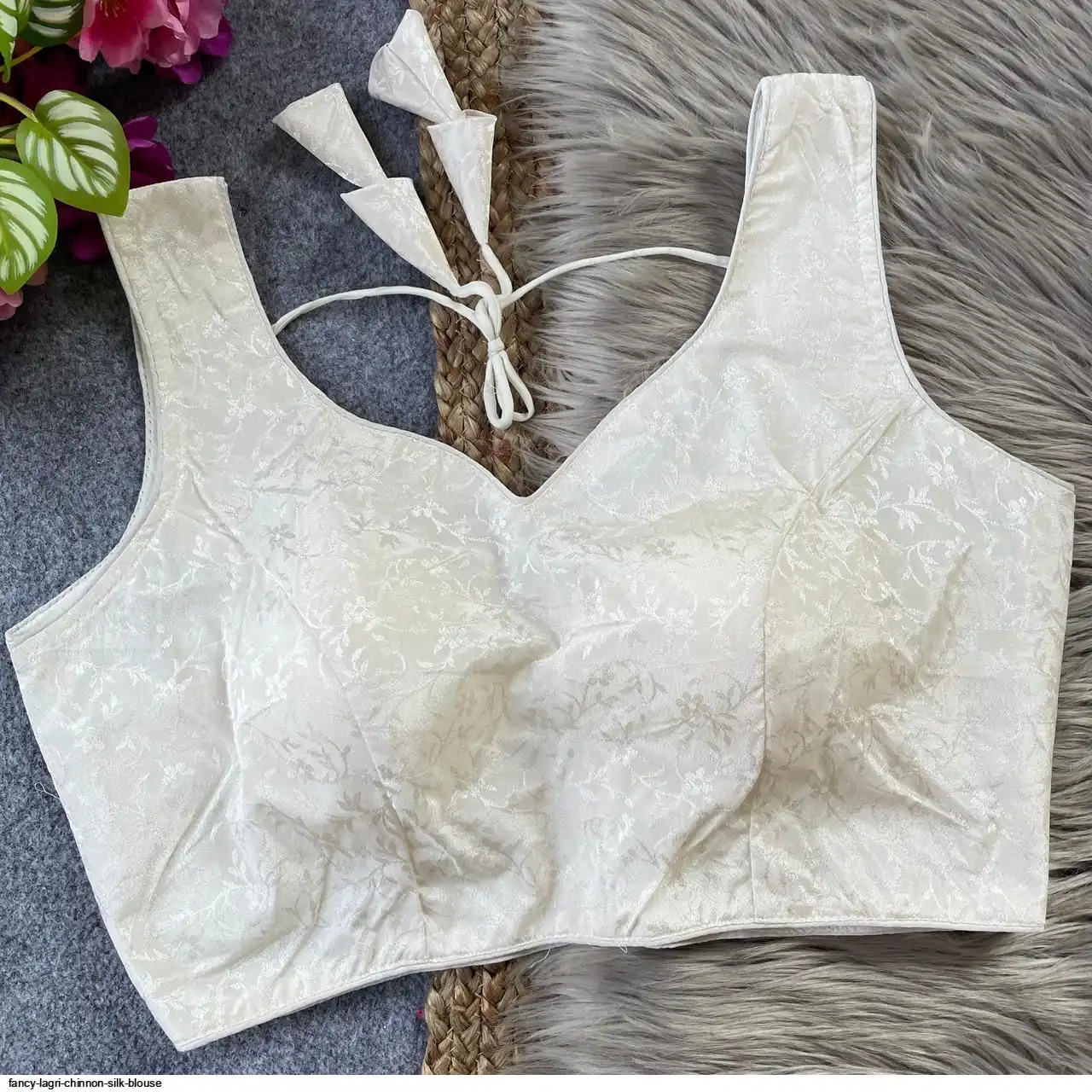 LAGRI FANCY CHINNON SILK BLOUSE K