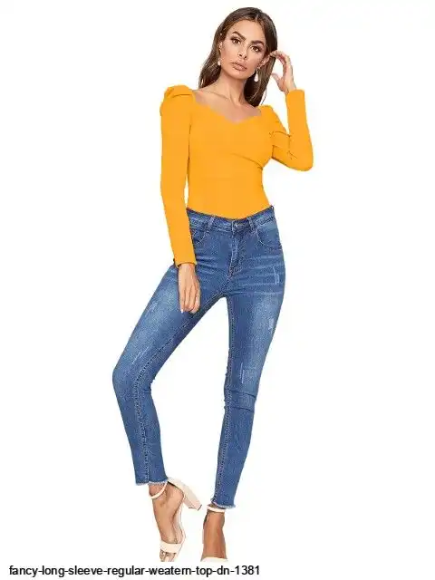 FANCY LONG SLEEVE REGULAR WESTERN TOP DN 1381 E