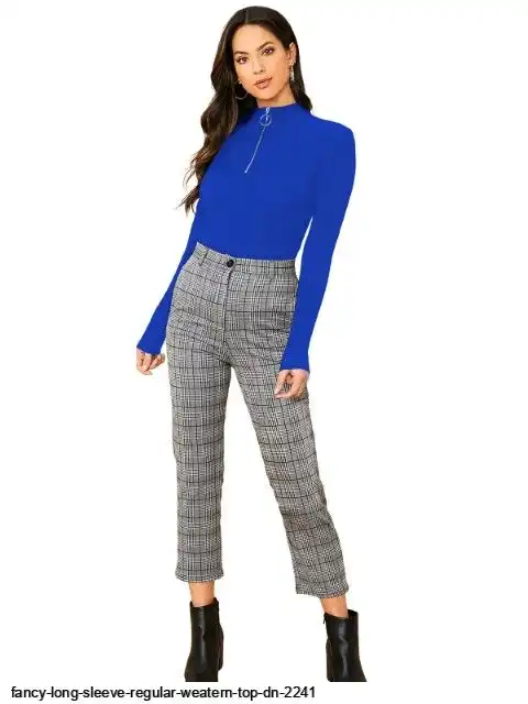 FANCY LONG SLEEVE REGULAR WESTERN TOP DN 2241 B