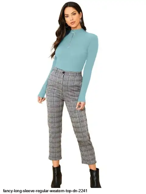 FANCY LONG SLEEVE REGULAR WESTERN TOP DN 2241 A