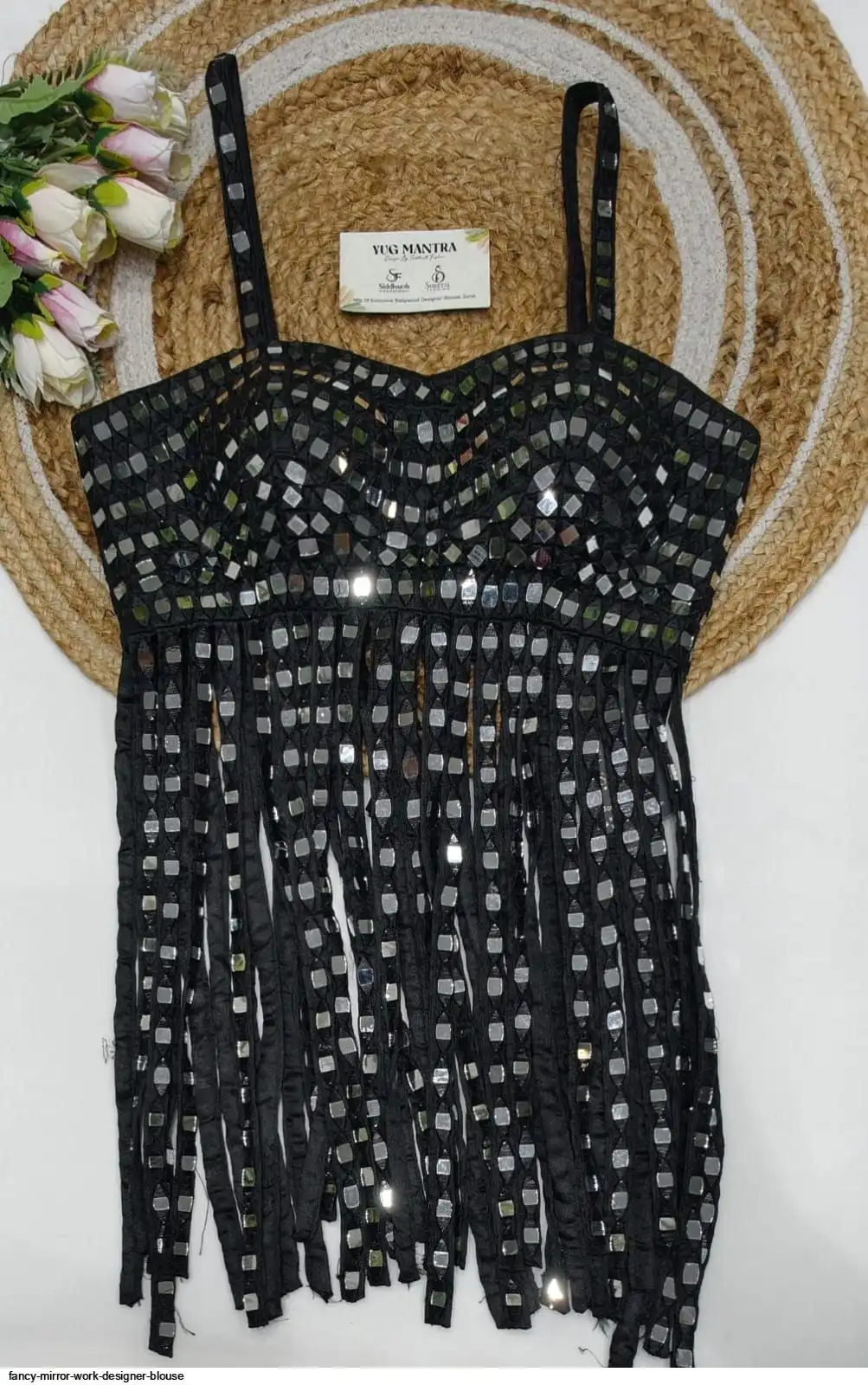 FANCY MIRROR WORK DESIGNER BLOUSE A