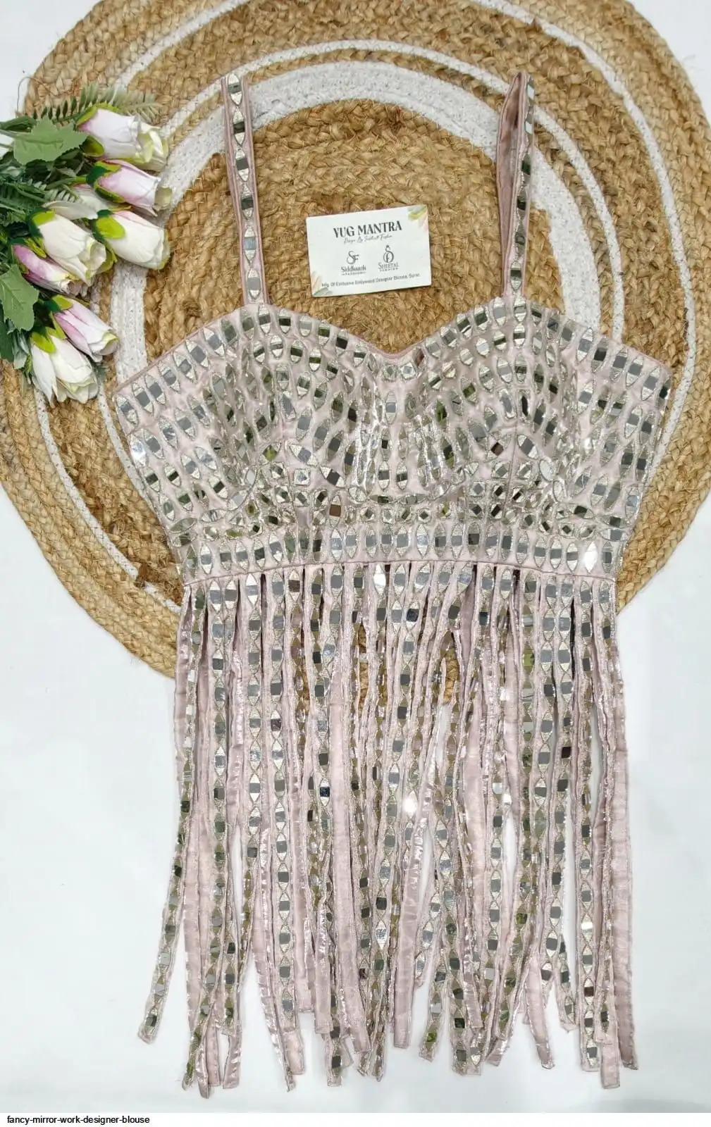 FANCY MIRROR WORK DESIGNER BLOUSE D