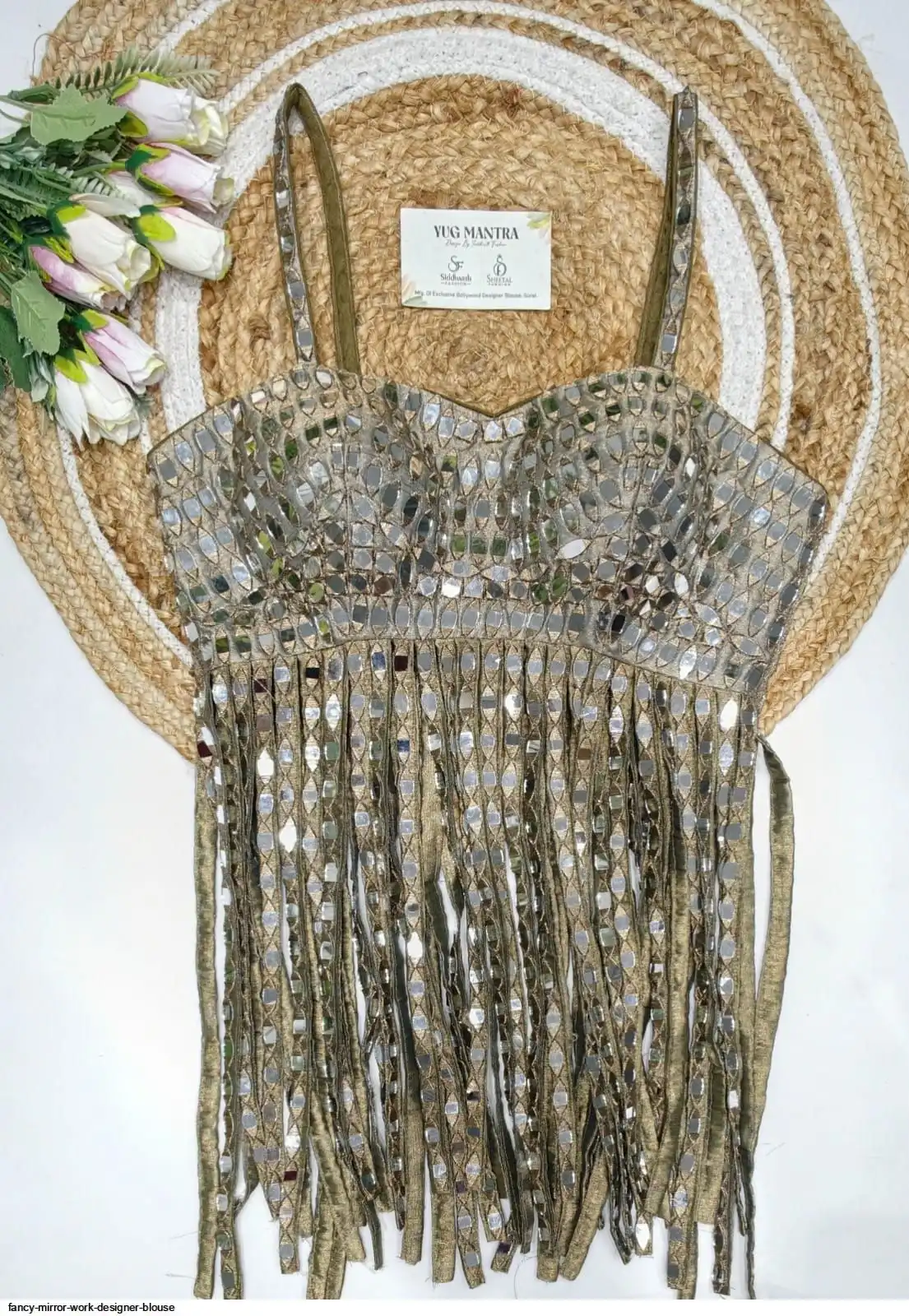 FANCY MIRROR WORK DESIGNER BLOUSE B