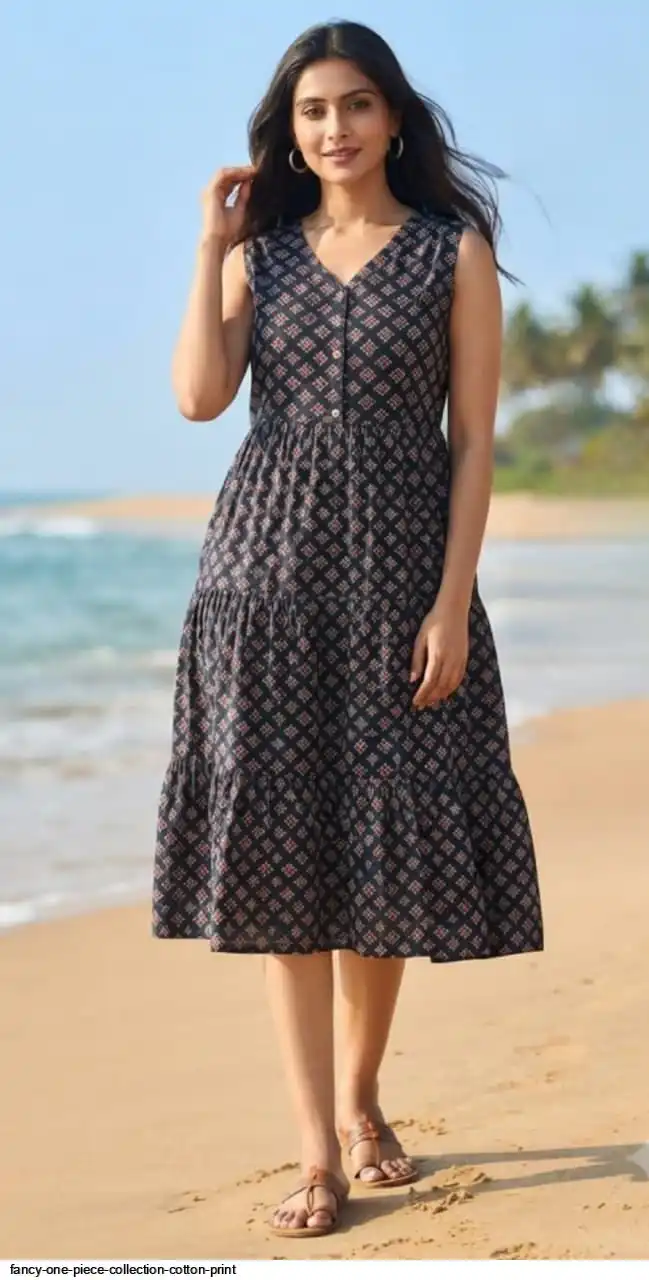 FANCY ONE PIECE COLLECTION COTTON PRINT F