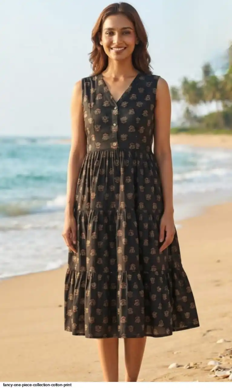 FANCY ONE PIECE COLLECTION COTTON PRINT E