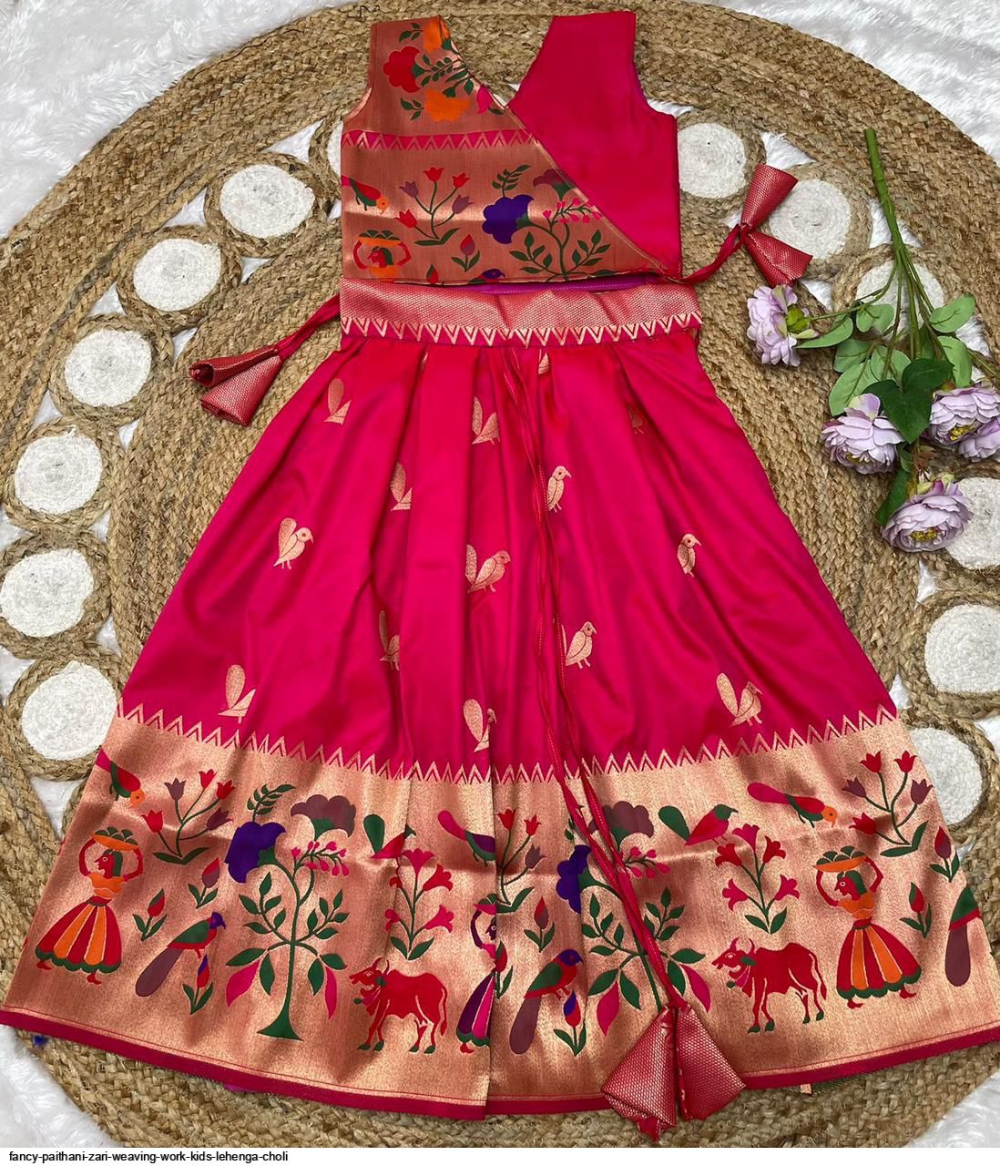 party wear little baby lehenga