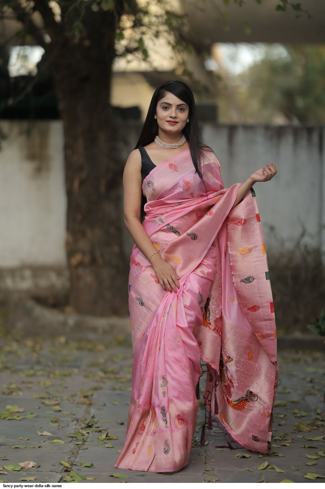FANCY PARTY WEAR DOLLA SILK SAREE