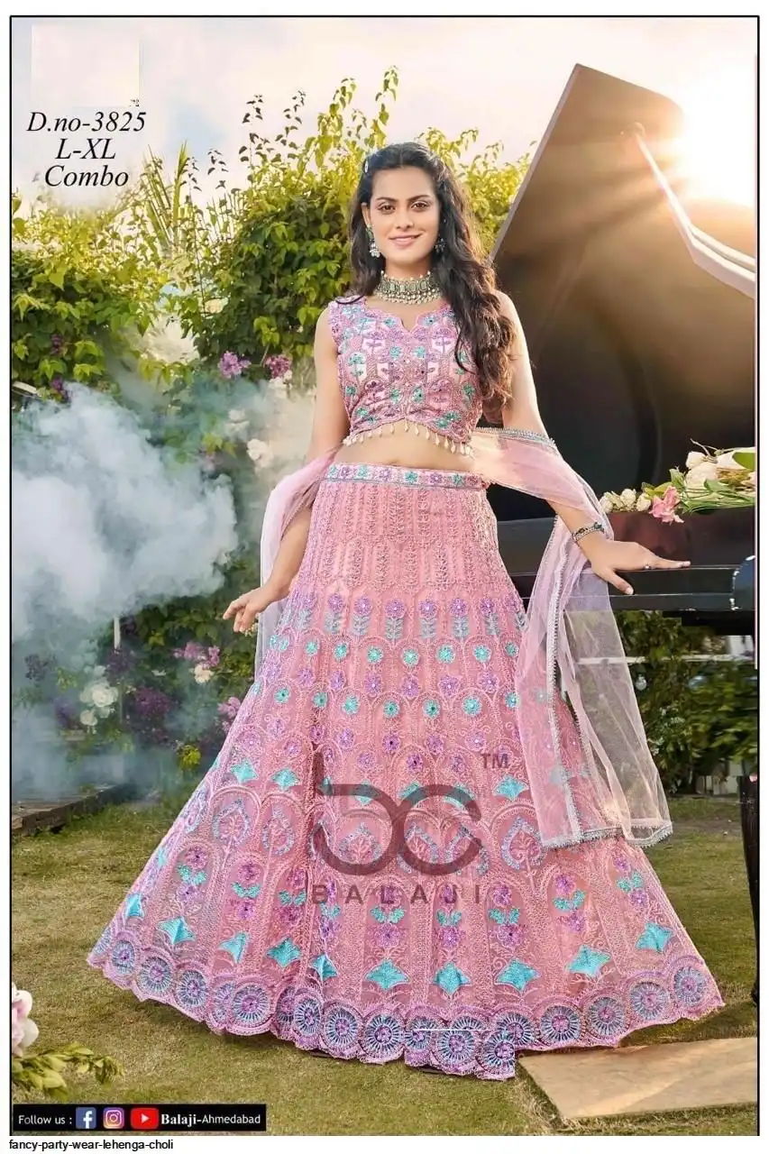 FANCY PARTY WEAR LEHENGA CHOLI