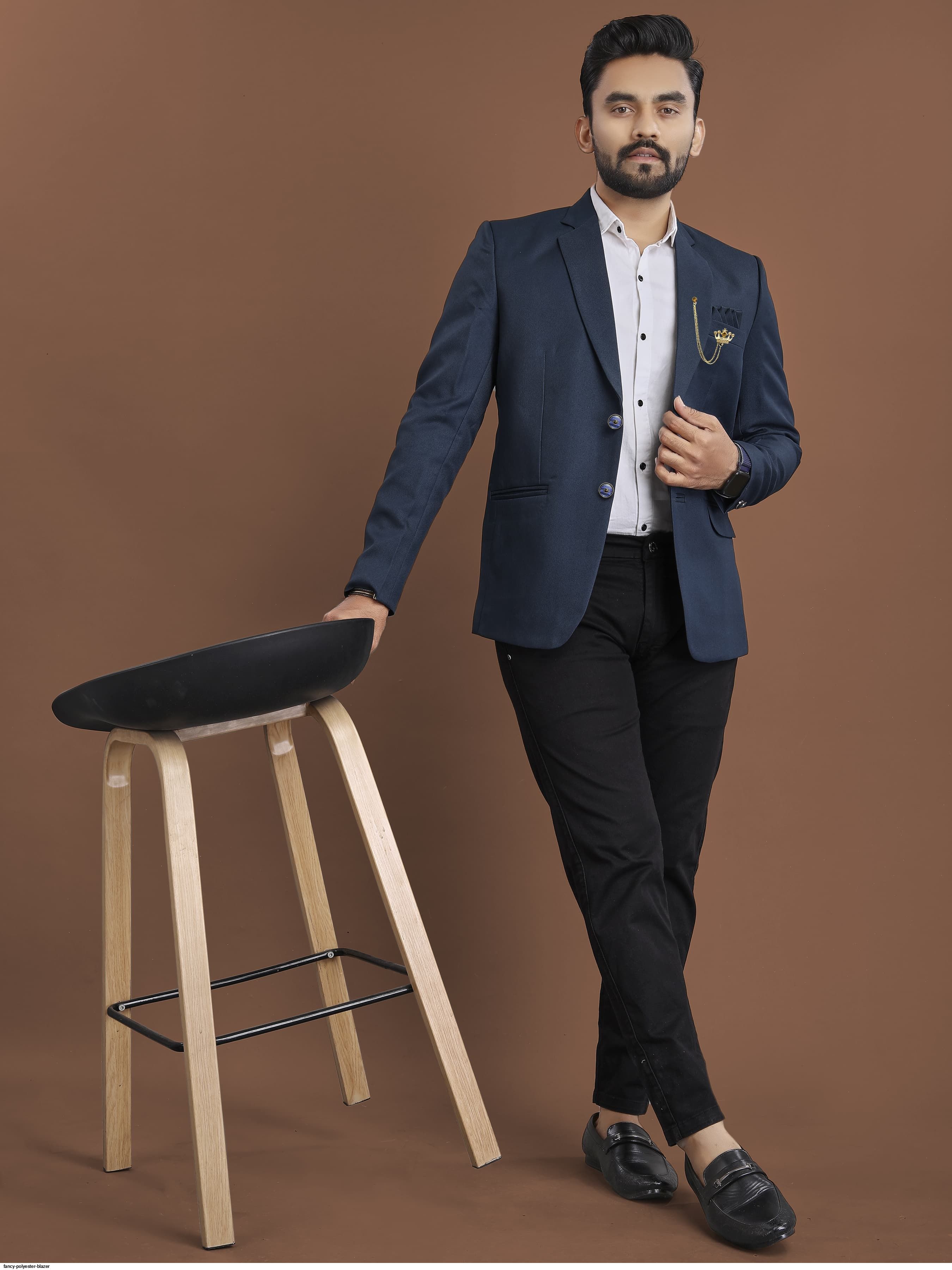 FANCY POLYESTER BLAZER